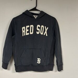 Child's Banner Supply Co.   Boston Red Sox Retro Look Gray Embordered Hoodie, M